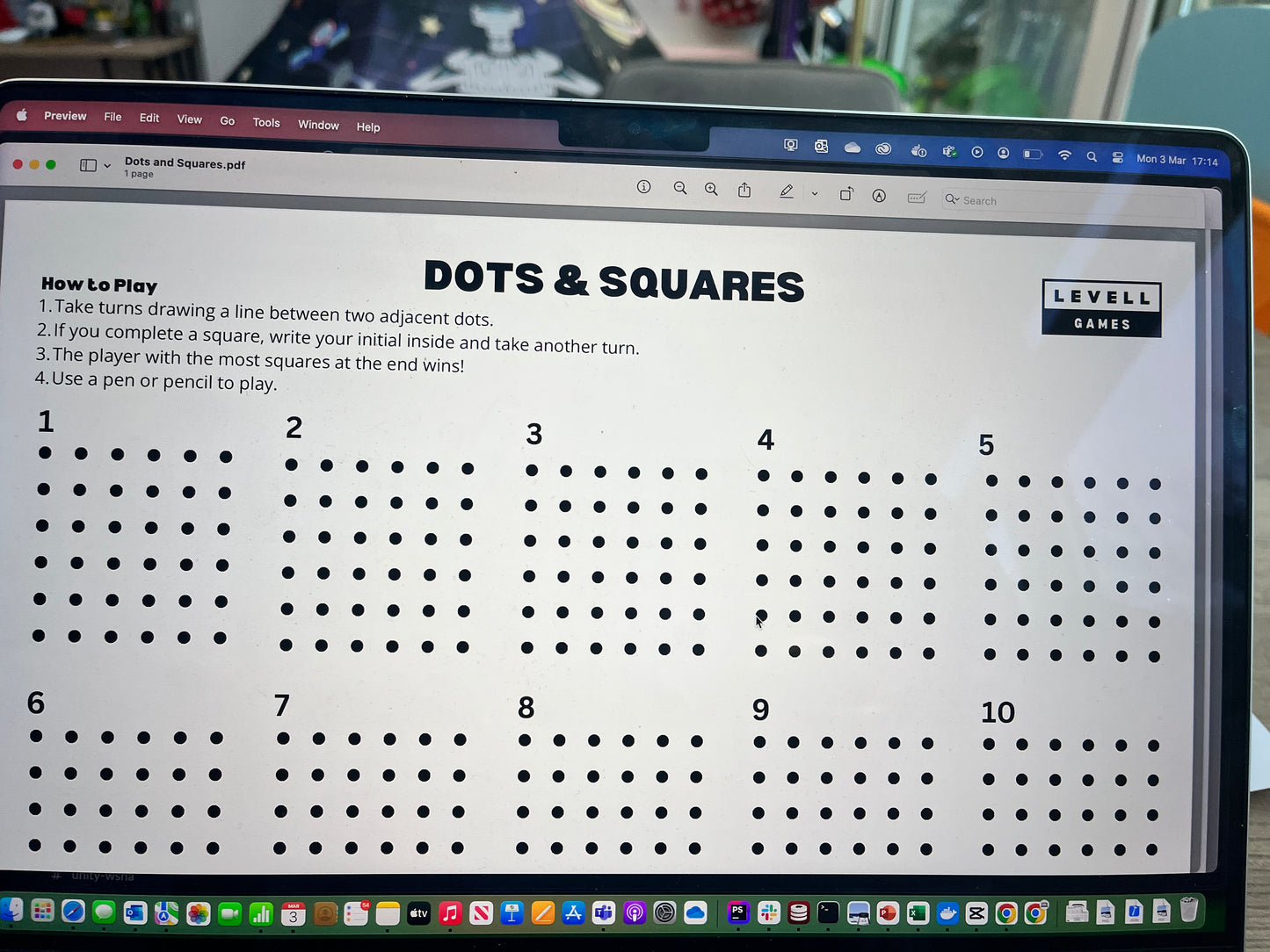 Dots and Squares